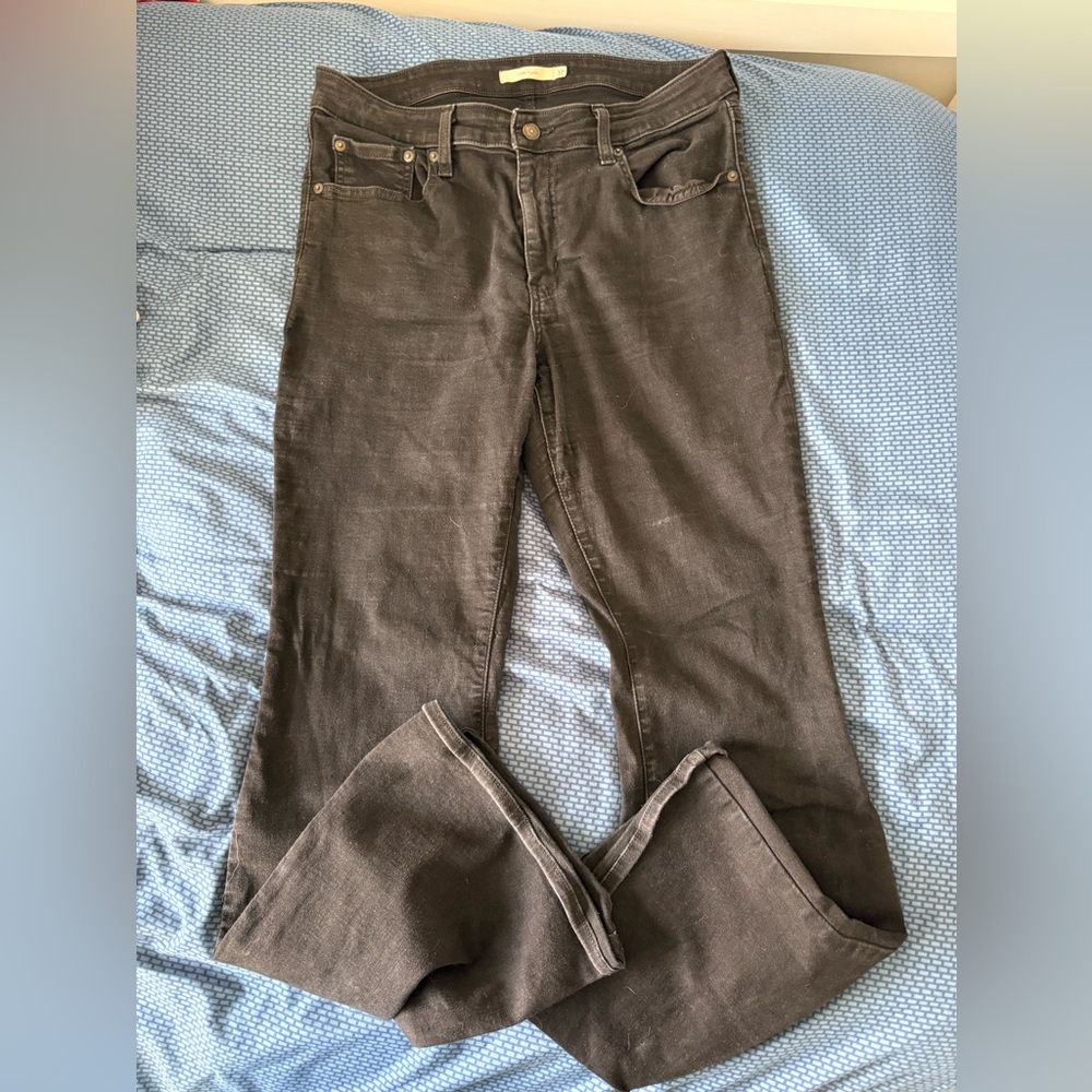 Levi's Black Flare Jeans